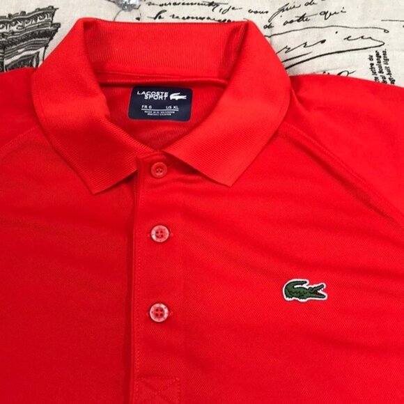 Lacoste Men's Sport Short Ultra Dry Raglan Sleeve - Picture 4 of 7